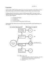 Information om K-projektet och K-regelverken