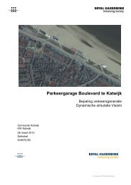 Verkeersonderzoek parkeergarage in duin. - Kustwerk Katwijk