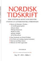 Nordisk Tidskrift 4/11 (PDF 843 KB) - Letterstedtska föreningen