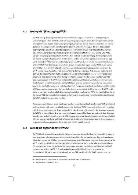 Evaluatie Wet foetaal weefsel - Pro Facto