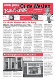 Buurtkrant Oude Westen februari 2011 - Rotterdam - Aktiegroep Het ...