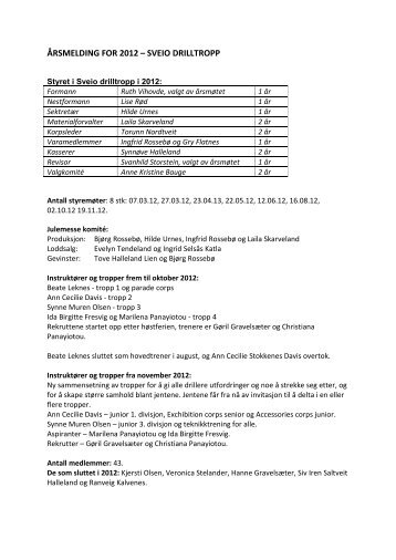 årsmelding for 2012 - Espira Solkroken barnehage