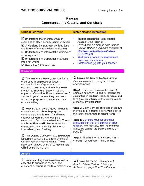 Writing Concisely Examples