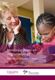 Mentorprojecten en migrantenjeugd: effecten en werkzame factoren