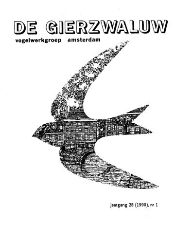 De Gierzwaluw jg. 28 (1) - Vogelwerkgroep Amsterdam