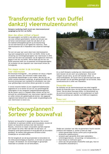 Editie november-december 2012 - Gemeente Duffel