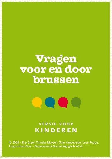 Vragen voor en door brussen - Hogeschool Gent