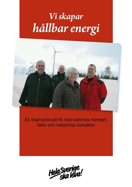 hållbar energi - Till hela sverige
