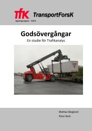 Godsövergångar En studie för Trafikanalys