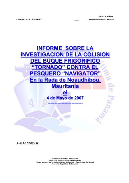 1. TORNADO _AMP_.pdf - Autoridad Marítima de Panamá