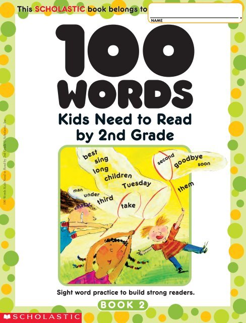 100 Words Kids Need to Read by 2nd Grade.pdf