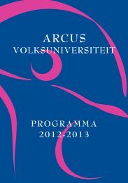 VoLkSUNIVERSITEIT - Arcus College