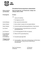 Kommunstyrelsens arbetsutskotts protokoll 2005-02 ... - Ånge kommun