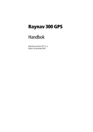 Raynav 300 GPS Handbok - Belamarin