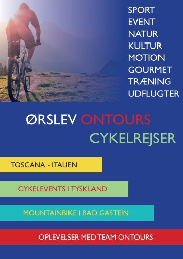 Cykelkatalog ontours-test.indd - Team Ontours