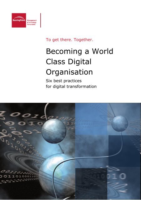 Becoming a World Class Digital Organisation - BearingPoint