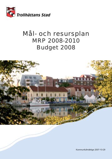 Mål- och resursplan - IT Pedagogisk Forum i Trollhättan