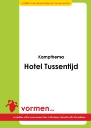 Kampthema: Hotel Tussentijd