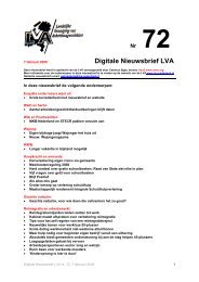 Digitale Nieuwsbrief LVA - Bakkerij Heerschap