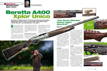 Beretta A400 Xplor Unico - Sako