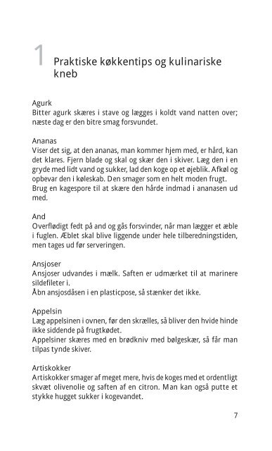 1 Praktiske køkkentips og kulinariske kneb - Modtryk