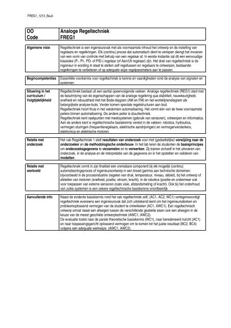 Nucleaire technologie, focus milieuwetenschappen - FI2