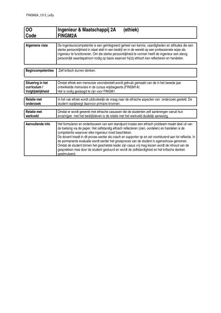 Nucleaire technologie, focus milieuwetenschappen - FI2