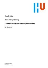 Studiegids 2013-2014 Culturele en Maatschappelijke Vorming