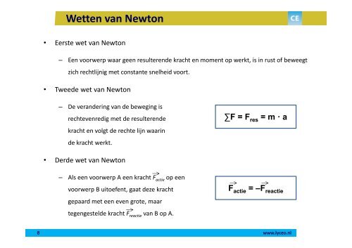 Hoofdstuk 1: Mechanica (deel 1)