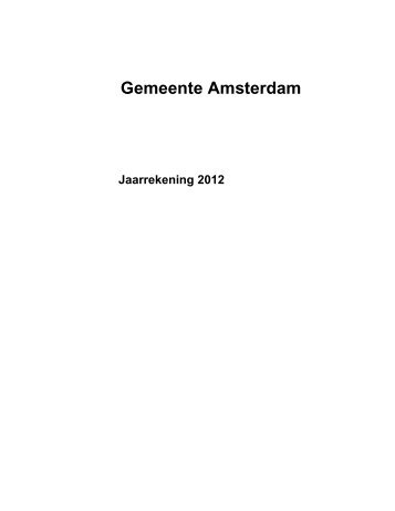 Jaarrekening 2012 - Leo Verhoef