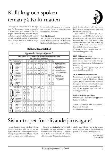 Roslagsexpressen - Klubb 033