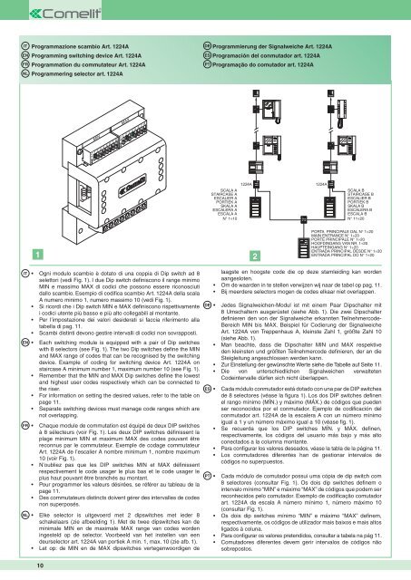 Manuale tecnico posto esterno Ikall Art. 4680, Art ... - COMELIT SpA