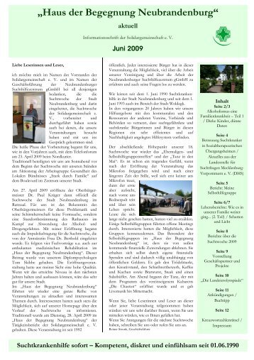 Zeitung Juni 2009 - Neue Homepage