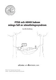 PTSD och ADHD bakom många fall av ... - Värkstaden