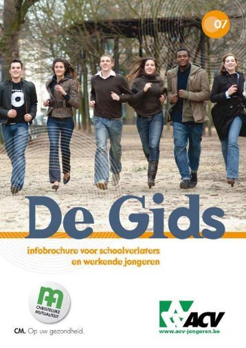 Infobrochure voor schoolverlaters en werkende jongeren - acvtje