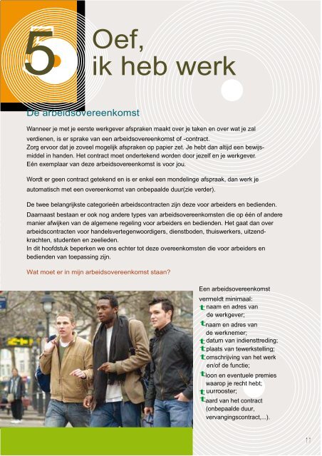 Infobrochure voor schoolverlaters en werkende jongeren - acvtje