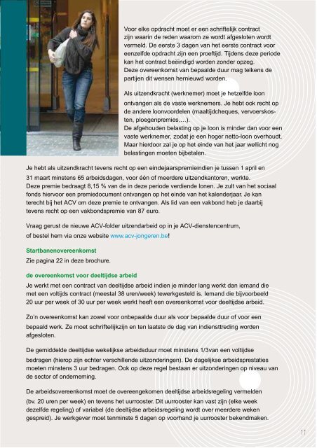 Infobrochure voor schoolverlaters en werkende jongeren - acvtje