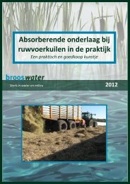 Absorberende onderlaag bij ruwvoerkuilen in de praktijk