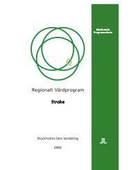 Regionalt Vårdprogram - Produktionssamordning