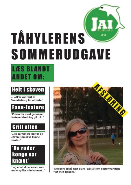 tåHyLerens sommerudgave - JAI fodbold