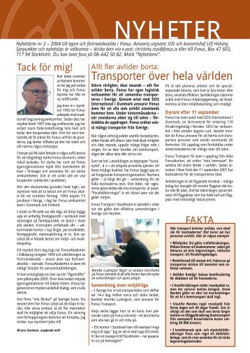 NYHETER - Fonus