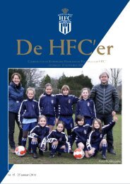 nr. 15. 25 januari 2011 - Koninklijke HFC