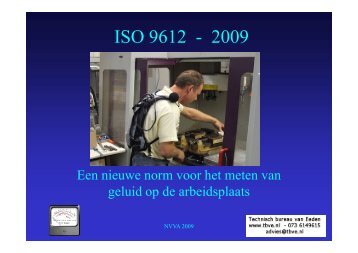Inleiding ISO 9612