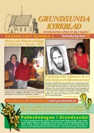 Församlingsblad 2007 - NR 2 - Grundsunda församling