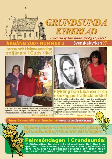 Församlingsblad 2007 - NR 2 - Grundsunda församling