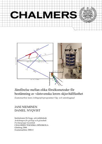 Jämförelse mellan olika försöksmetoder för bestämning av ...