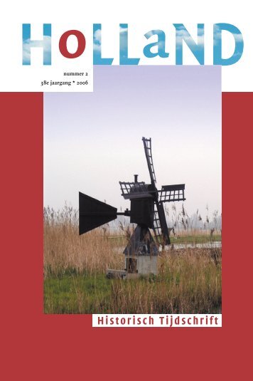 Omslag Holland 2006/2 - Historische Vereniging Holland