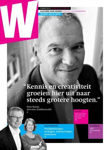 W, koerskrant Woonbedrijf (zomer 2013)