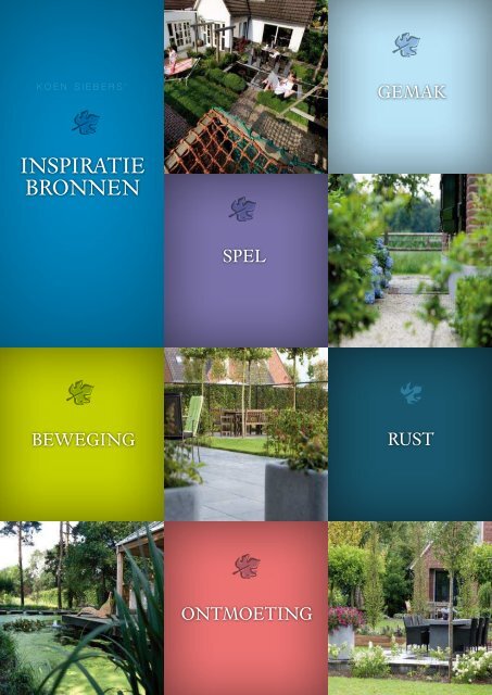 INSPIRATIE BRONNEN - Koen Siebers Tuinprojecten