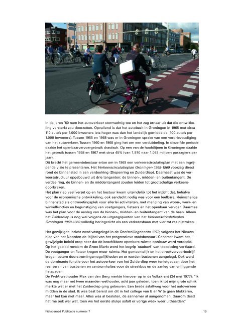 Tellen met beleid, Fietsberaad-publicatie 5, 2005 ... - Timenco